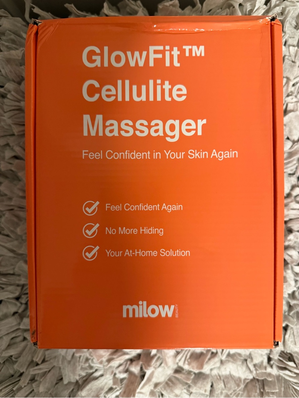 Milow GlowFit Cellulite Massager + Products — Never Used